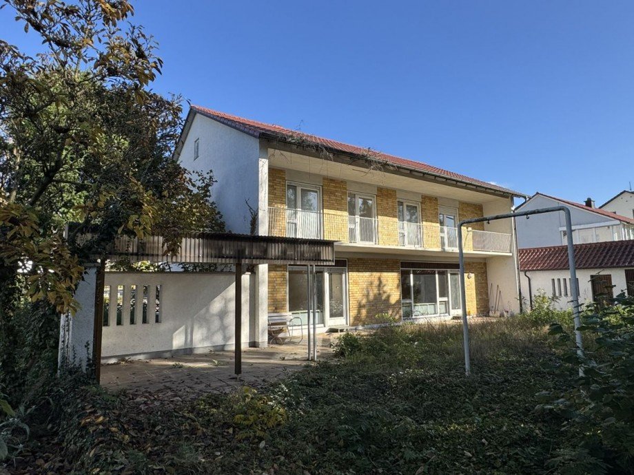 Ansicht vom Garten Haus Germersheim