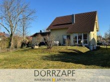 Gartenansicht Leimersheim: Niedrigenergiehaus auf gro�em Grundst�ck in toller Lage