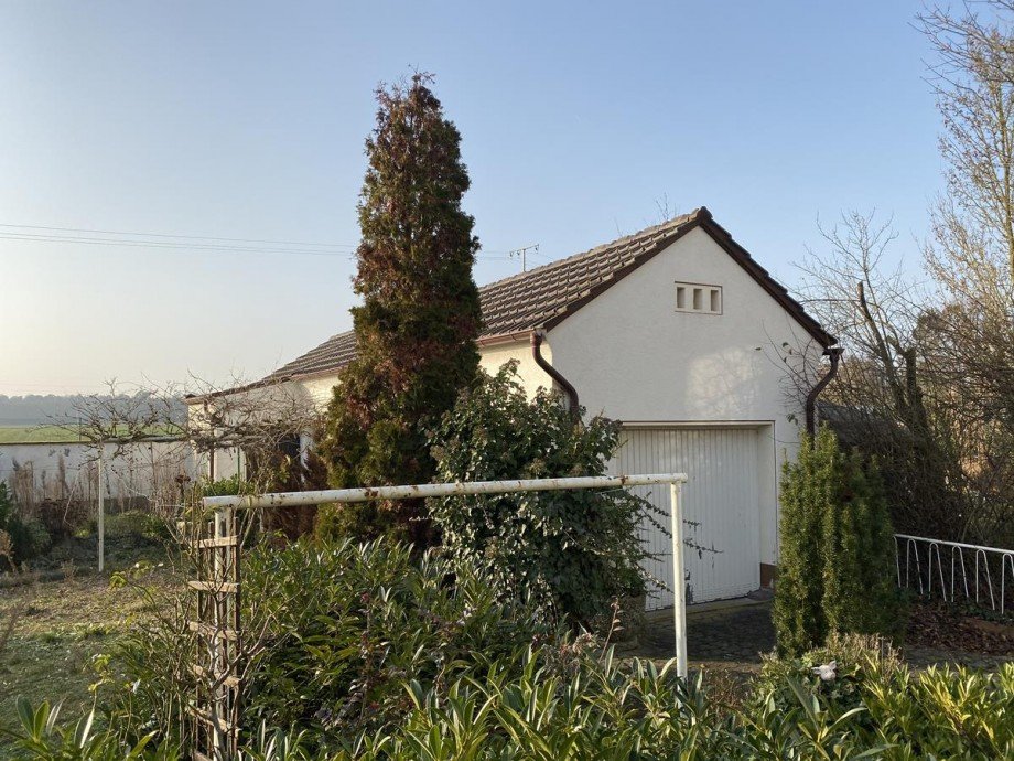 Garage, Ansicht von Terrasse Einfamilienhaus Germersheim