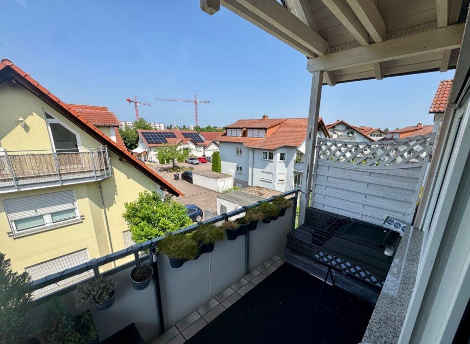 Balkon Dachgeschosswohnung Bellheim
