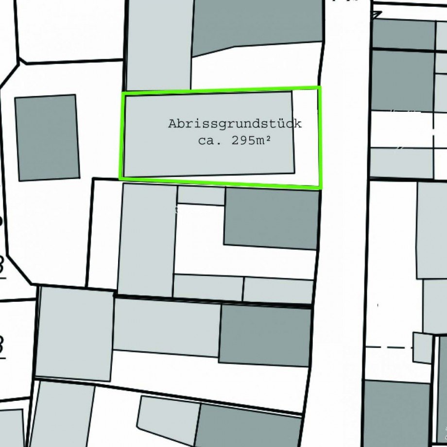 Lageplan markiert Wohngrundst�ck Knittelsheim