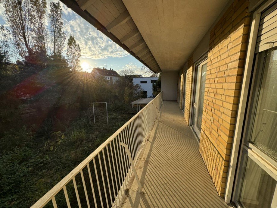 Balkon Gartenseite Haus Germersheim