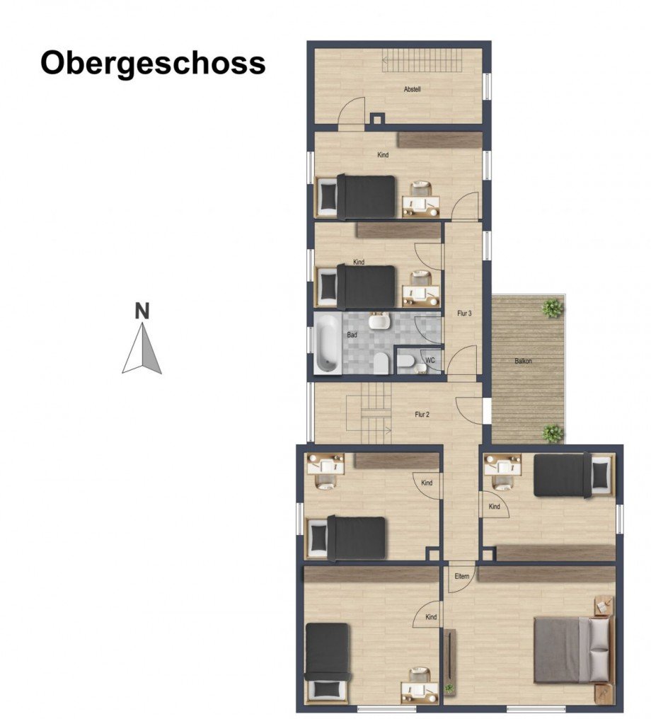 Grundriss OG Haus Bellheim