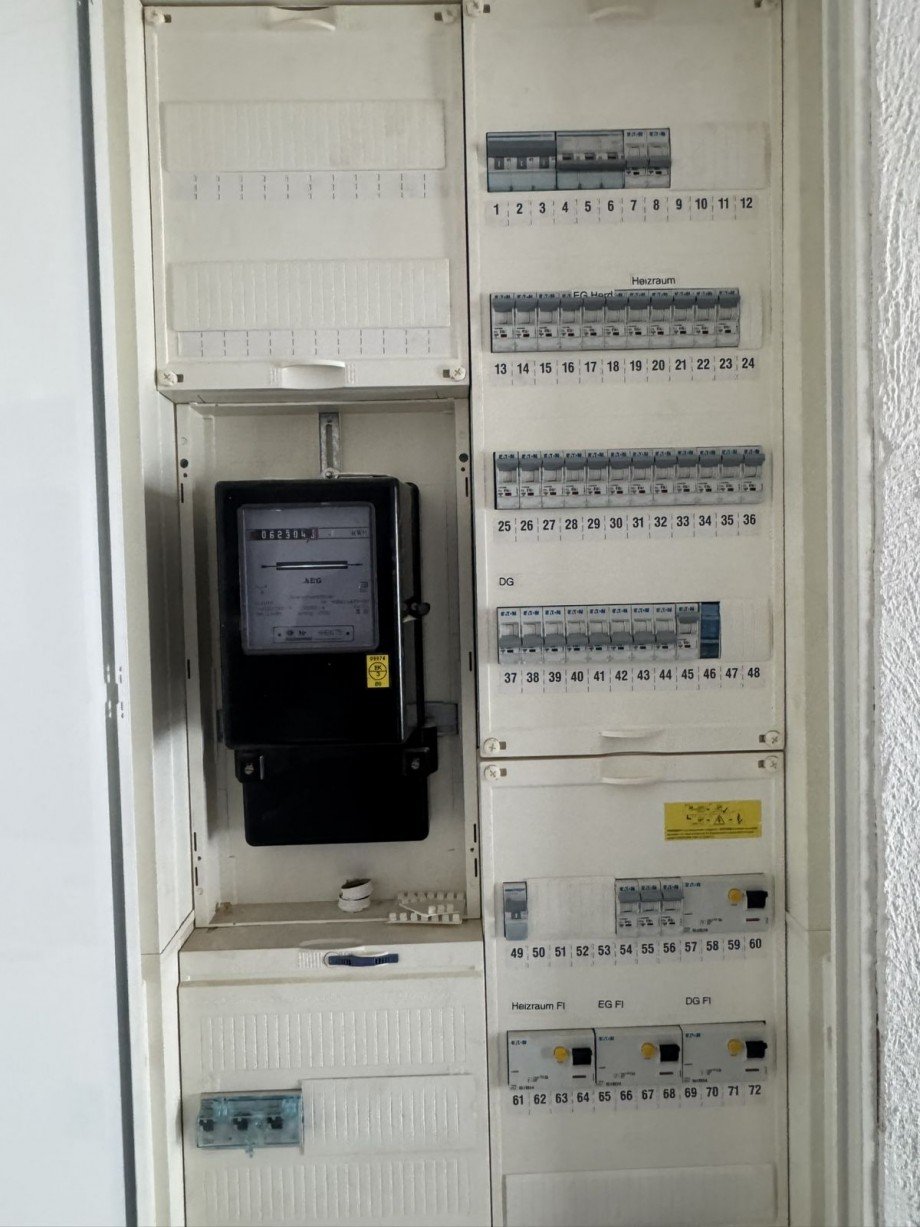 Elektrounterverteilung / Z�hlerschrank Einfamilienhaus Annweiler am Trifels