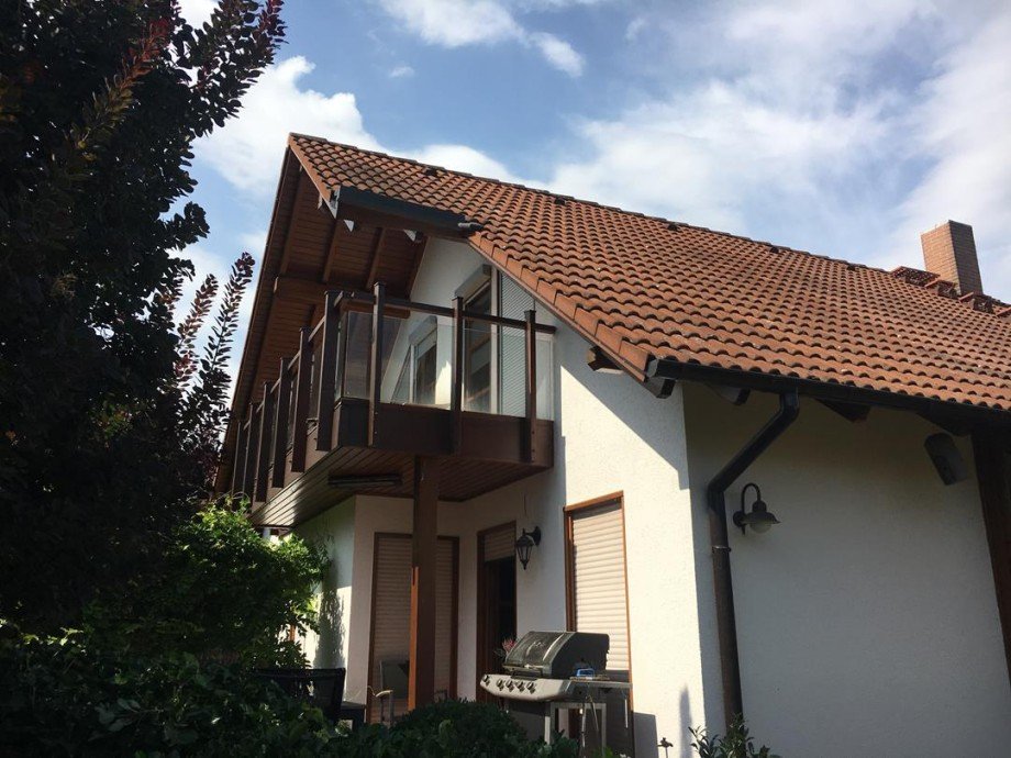 Ansicht vom Garten Einfamilienhaus R�lzheim
