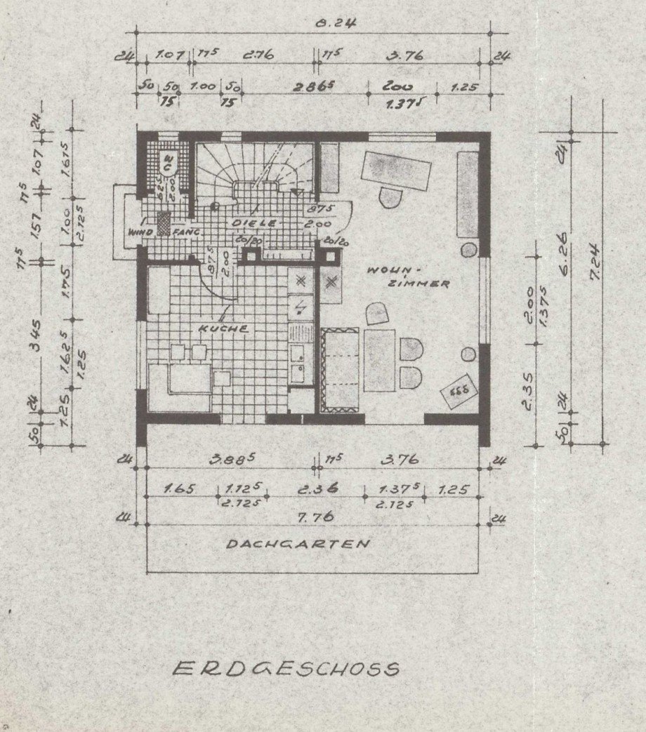 Grundriss Erdgeschoss Haus Germersheim