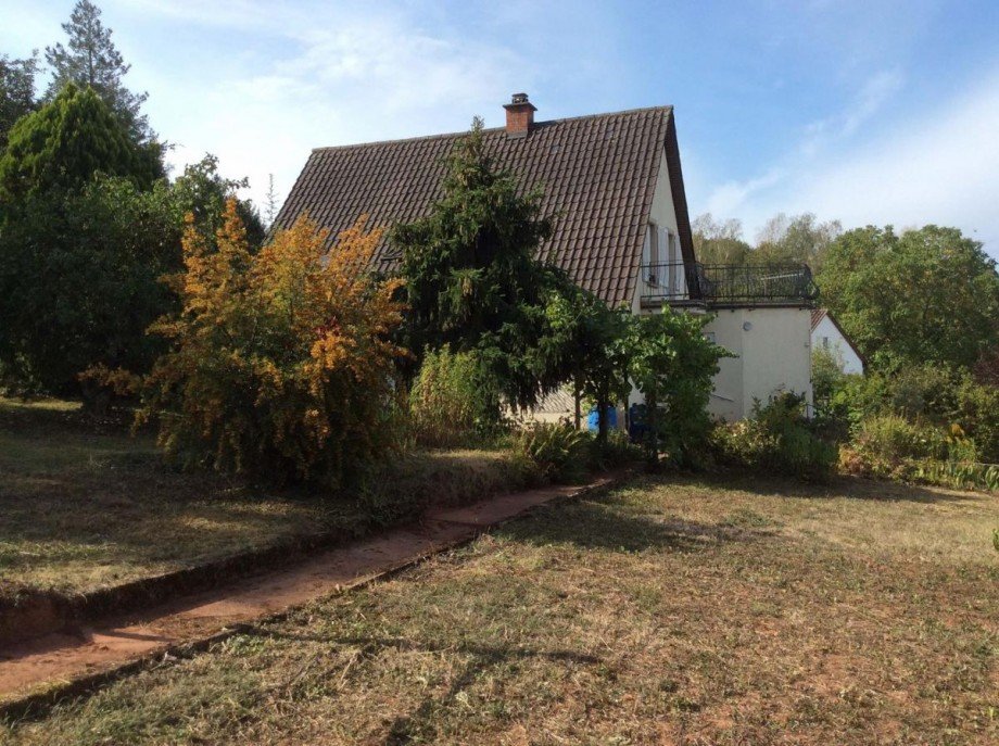 Blick vom Garten 2 Einfamilienhaus Annweiler am Trifels