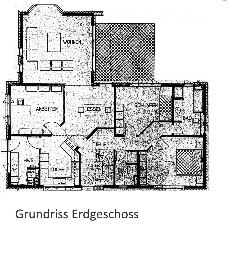 Grundriss EG Einfamilienhaus Billigheim-Ingenheim