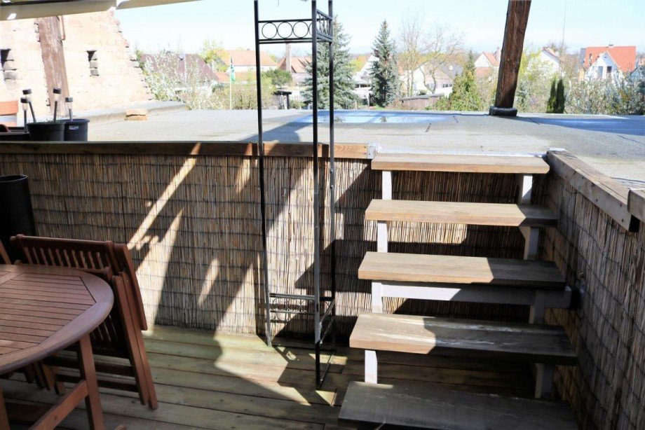 Zugang zur Dachterrasse Einfamilienhaus Bellheim