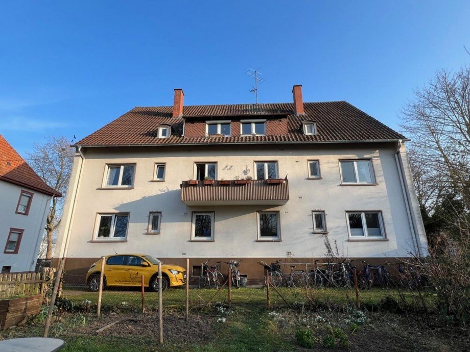 Gartenansicht Dachgeschosswohnung Landau