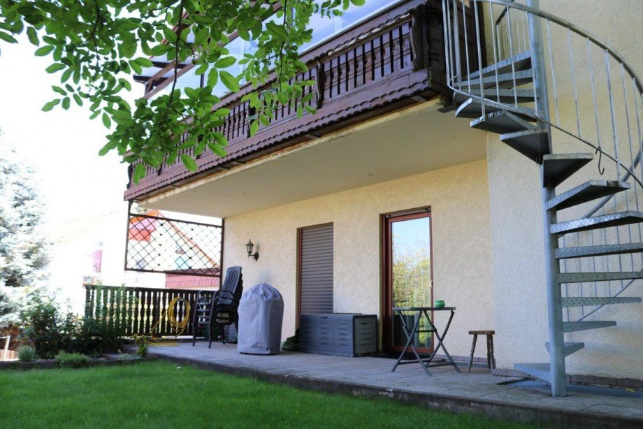 Terrasse 2 Zweifamilienhaus Weingarten