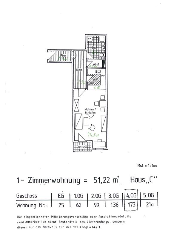 Grundriss Wohnung Renditeobjekt Germersheim