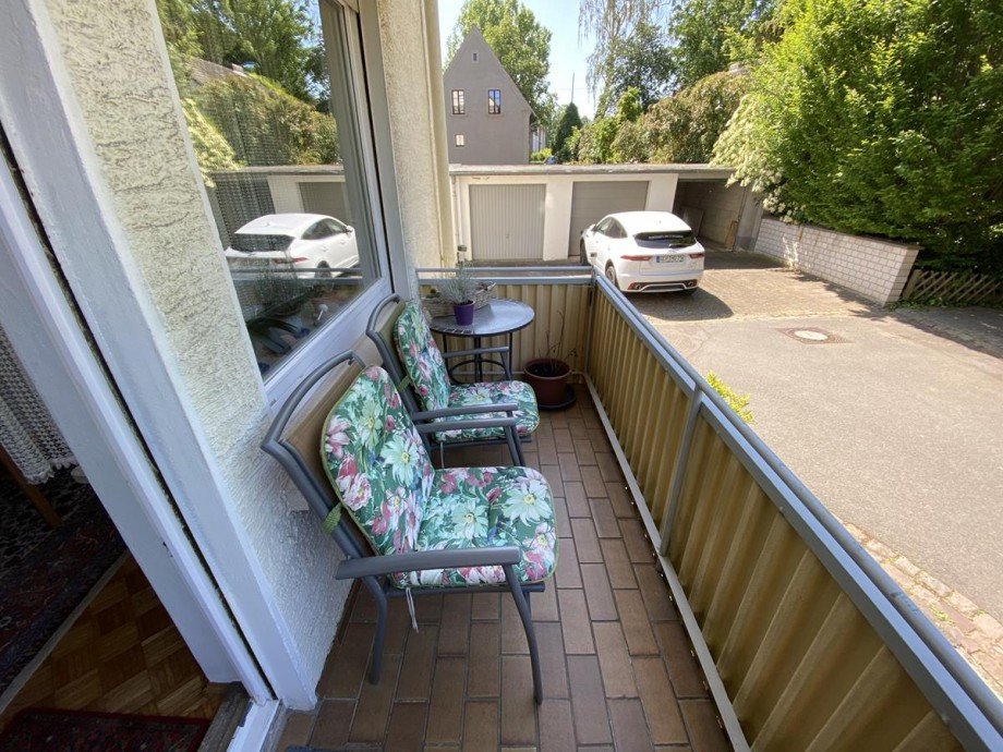 Balkon vom Wohnzimmer Wohnung Landau