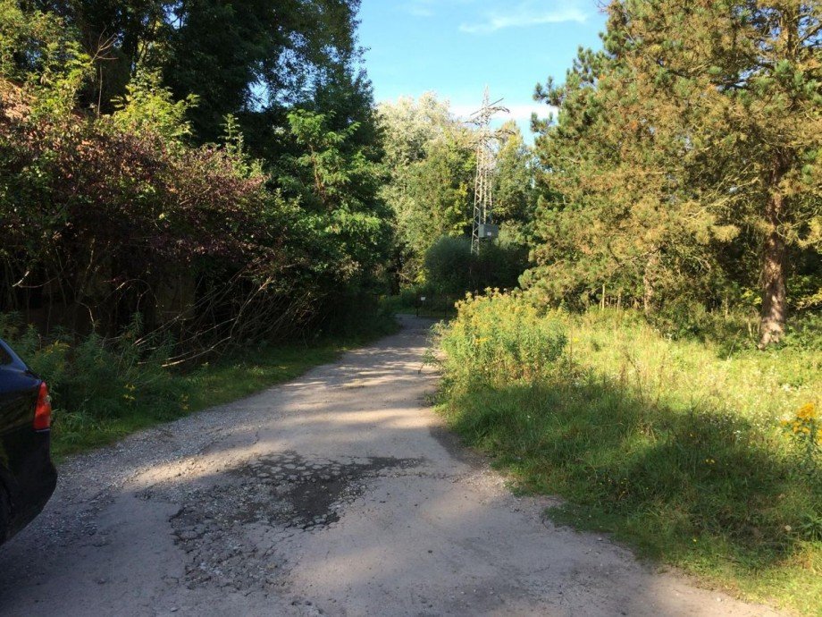 Zufahrt Wohngrundst�ck Neuburg
