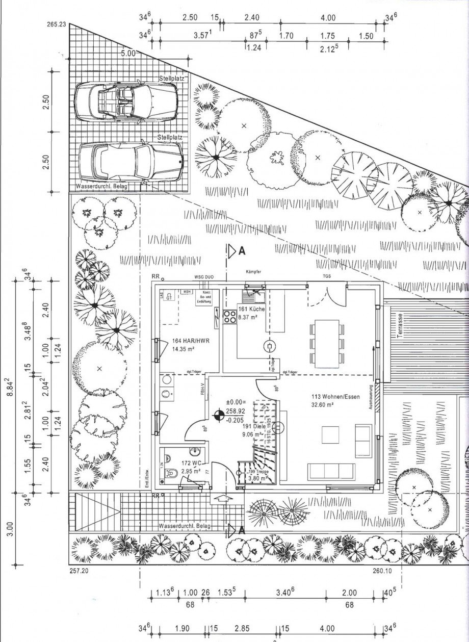 Grundriss EG Einfamilienhaus Leinsweiler