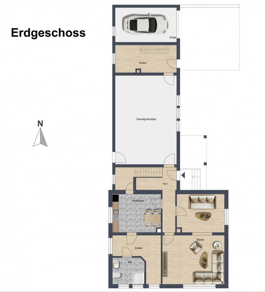 Grundriss EG Haus Bellheim