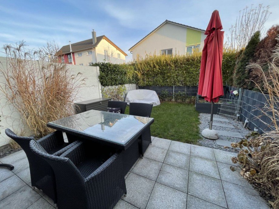 9 Terrasse, Garten Reihenmittelhaus Weingarten