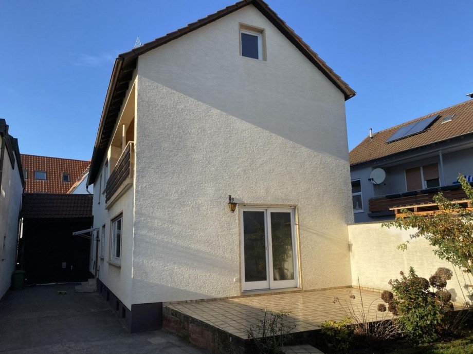 R�ckansicht Einfamilienhaus Bellheim
