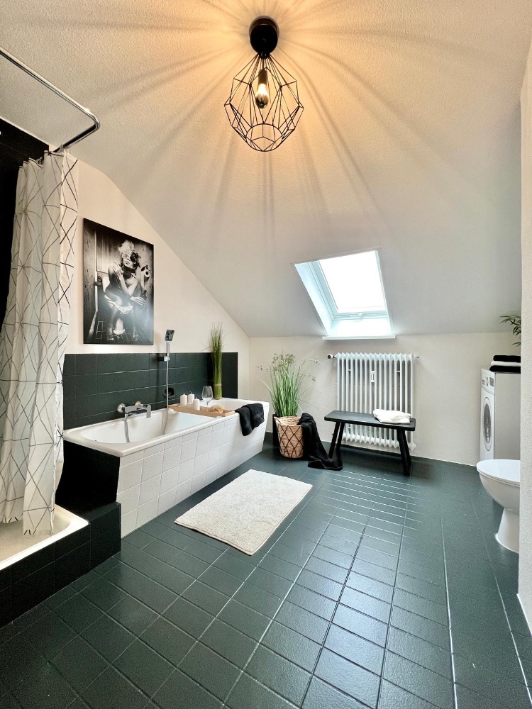 Badezimmer Dachgeschosswohnung Bellheim